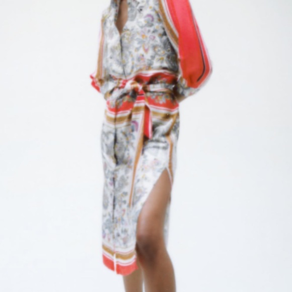 Print dress Zara S - Picture 2 of 6
